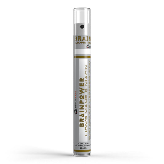 BrainPower- Lion's Mane & Niacin - Smart Absorption Technology Spray