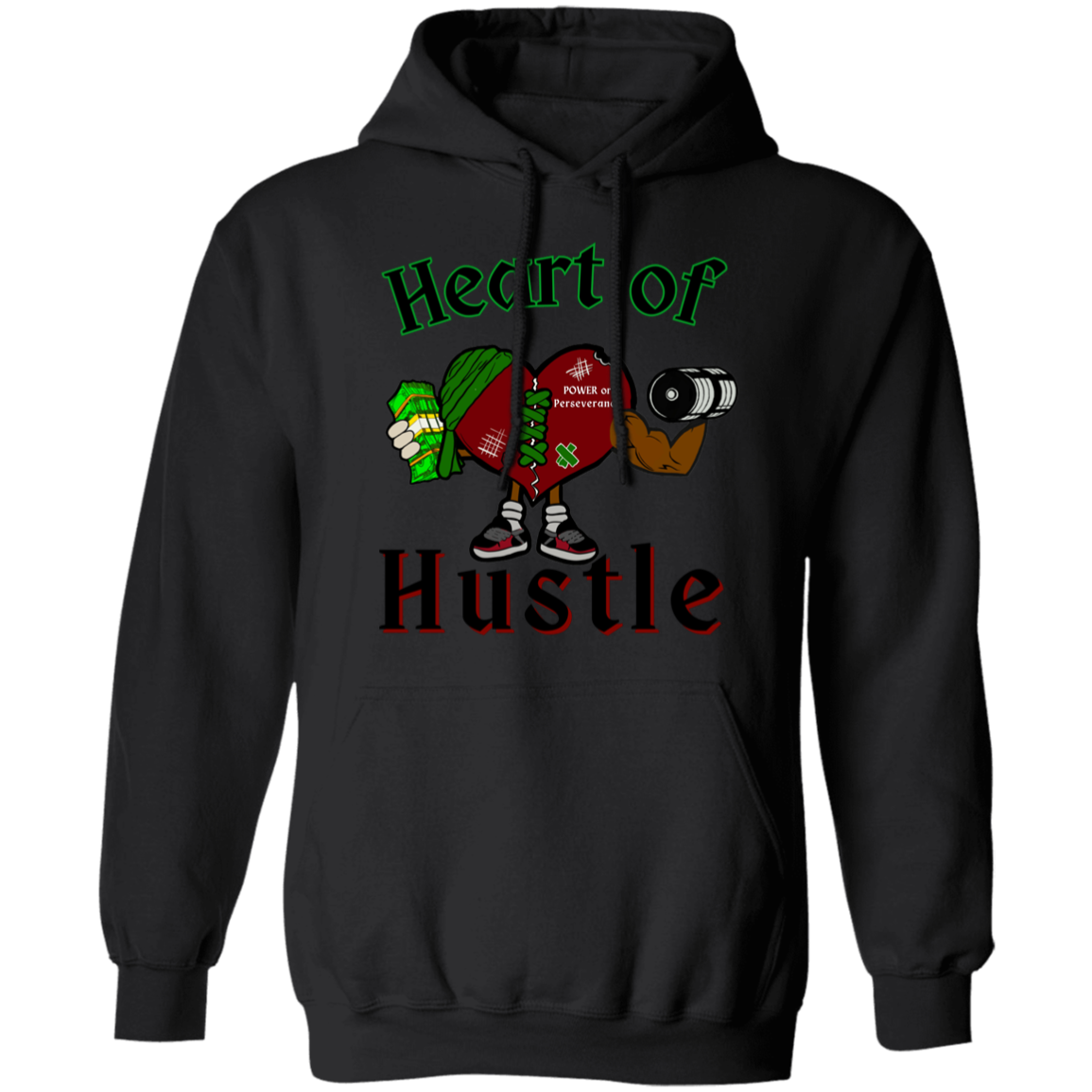 Heart of Hustle: Power of Perseverance Hoodie