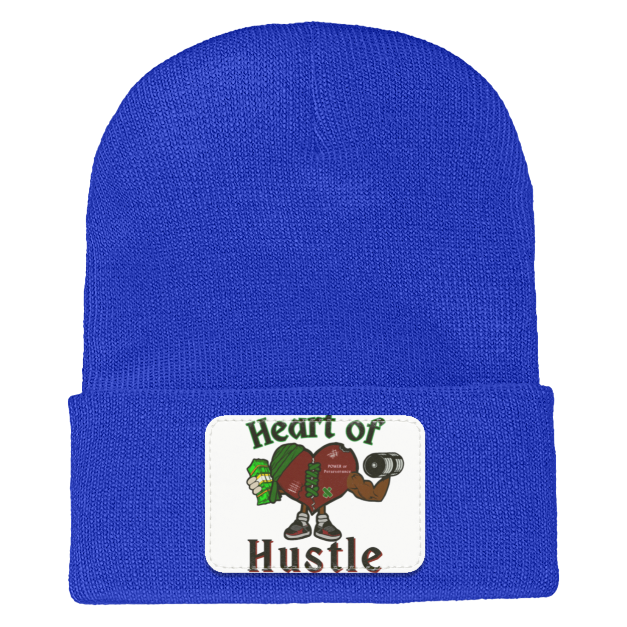 Heart of Hustle: Power of Perseverance Cuffed Knit Beanie