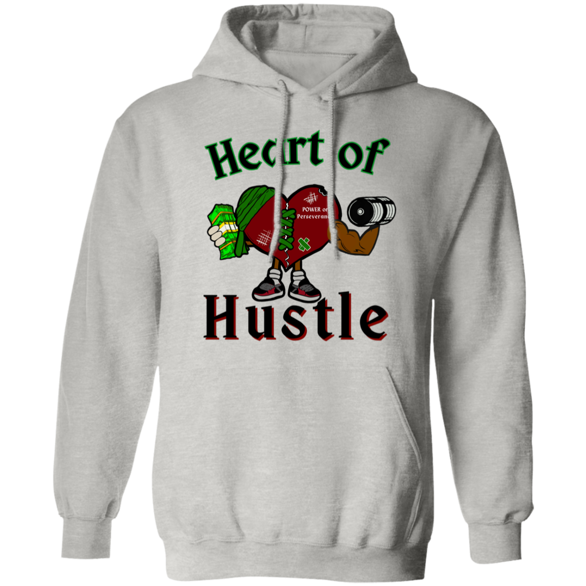 Heart of Hustle: Power of Perseverance Hoodie