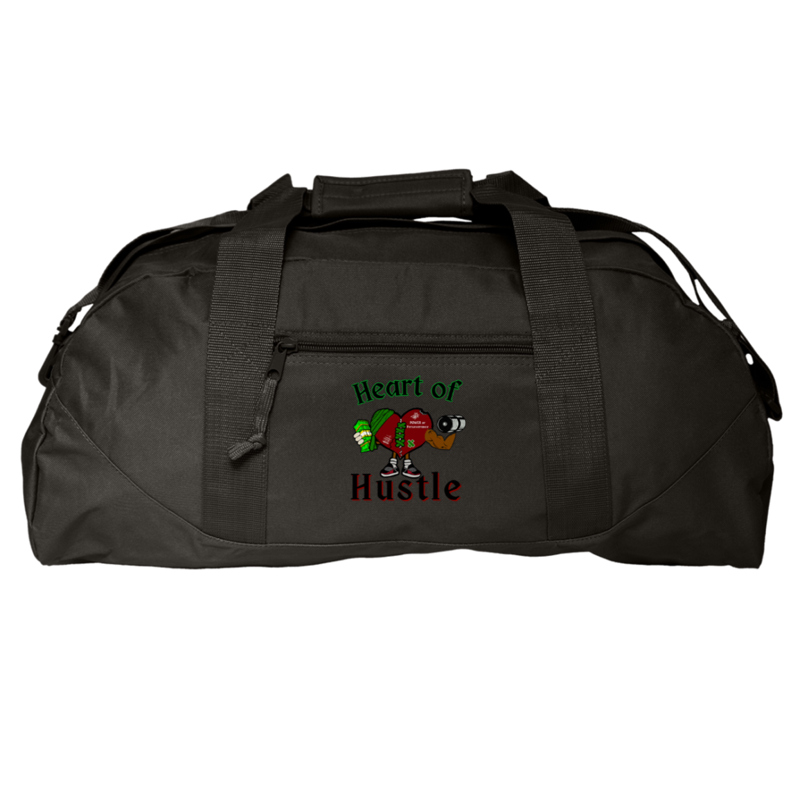 Heart of Hustle: Power of Perseverance Large Duffel