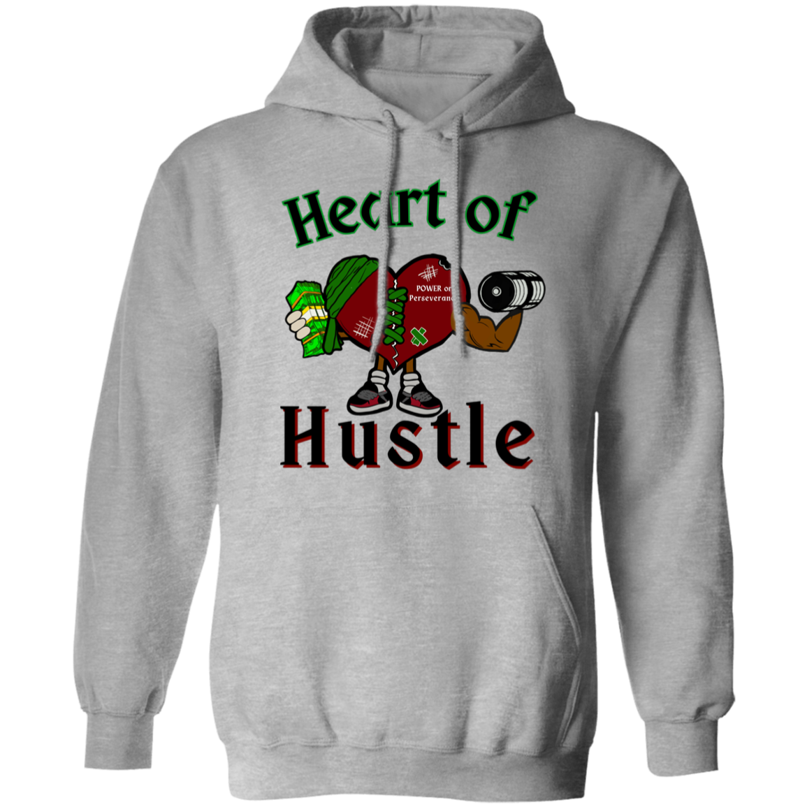 Heart of Hustle: Power of Perseverance Hoodie