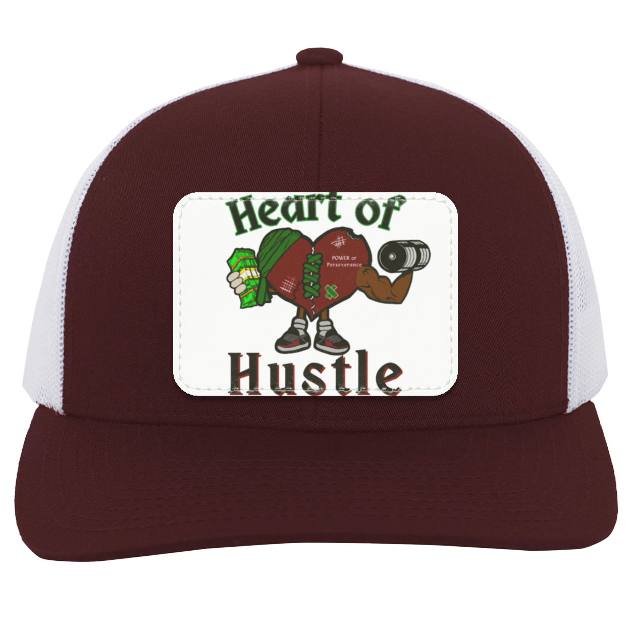Heart of Hustle: Power of Perseverance Trucker Snap Back