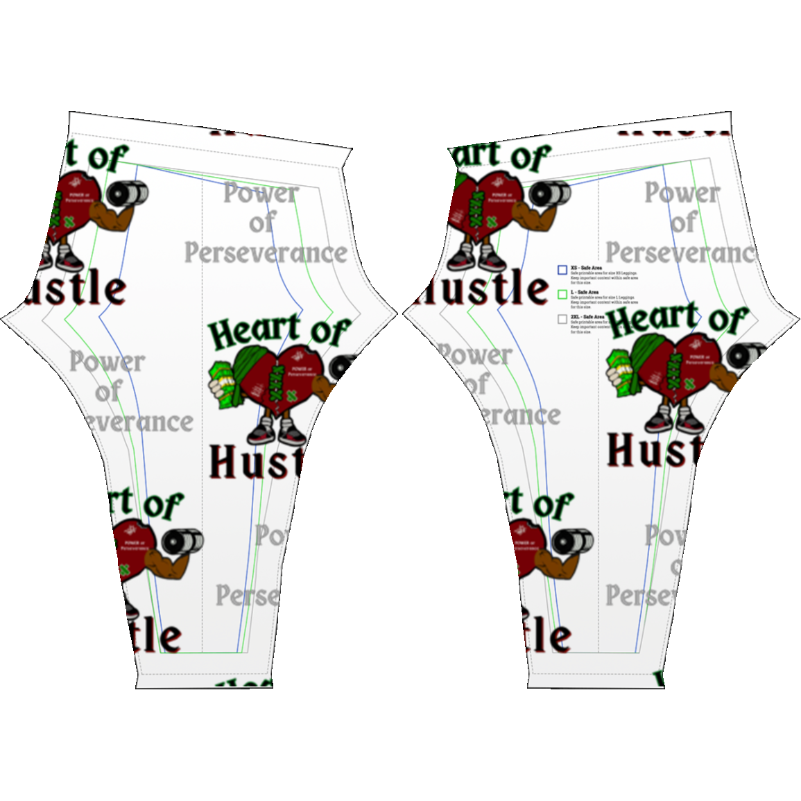 Heart of Hustle: Power of Perseverance Leggings
