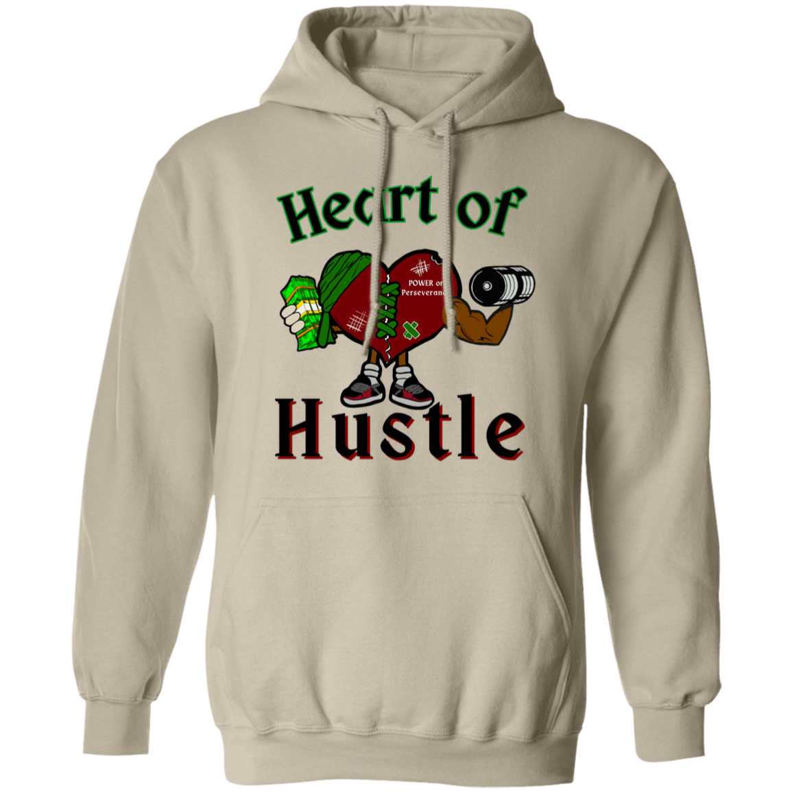 Heart of Hustle: Power of Perseverance Hoodie