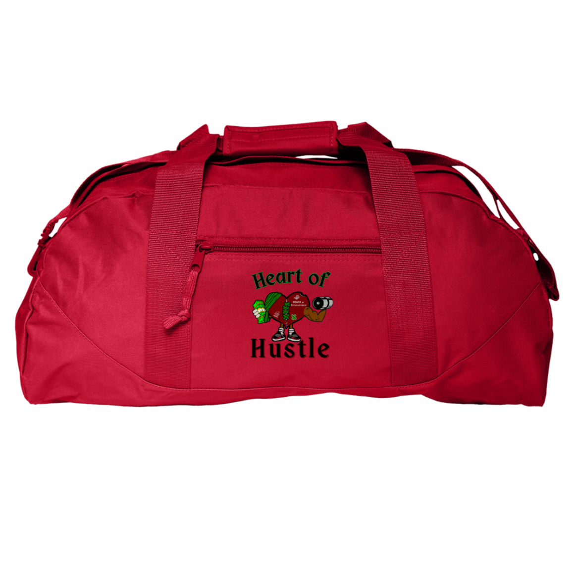 Heart of Hustle: Power of Perseverance Large Duffel